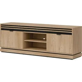 szafka-pod-tv-rtv-ferro-fe01-kolor-dab-cremona-torro-czarne-wstawki