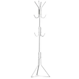 wieszak-stojacy-11-haczykow-na-ubrania-metal-bialy-modernhome
