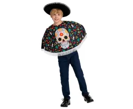 stroj-dia-de-los-muertos-dla-dzieci-120-130-cm-ponczo-i-kapelusz