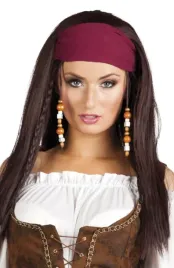 peruka-dluga-brazowa-piratki-85741-z-bandamka