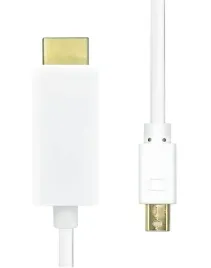adapter-proxtend-mini-displayport-1-2-do-hdmi-5m-bialy-mdp1-2-hdmi-005w