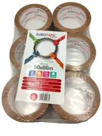 tasma-pakowa-premium-extra-mocna-brazowa-50x66m-x6