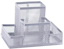 przybornik-na-biurko-q-connect-office-set-metalowy-4-komory-srebrny
