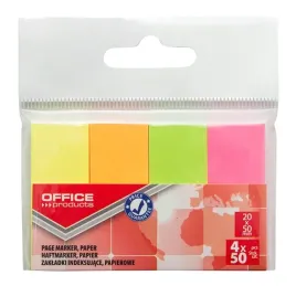 zakladki-indeksujace-office-products-papier-20x50mm-4x50k-mix-neon