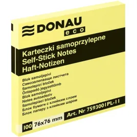 bloczek-samoprzylepny-donau-eco-76x76mm-1x100k-jasnozolty