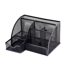 przybornik-na-biurko-q-connect-office-set-metalowy-czarny