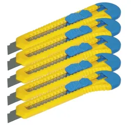 noz-biurowy-donau-18mm-plastikowy-z-blokada-niebiesko-zolty-x-5szt