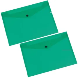 teczka-kopertowa-q-connect-zatrzask-pp-a4-transparentna-zielona-x-2szt