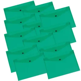 teczka-kopertowa-q-connect-zatrzask-pp-a4-transparentna-zielona-x-12sz