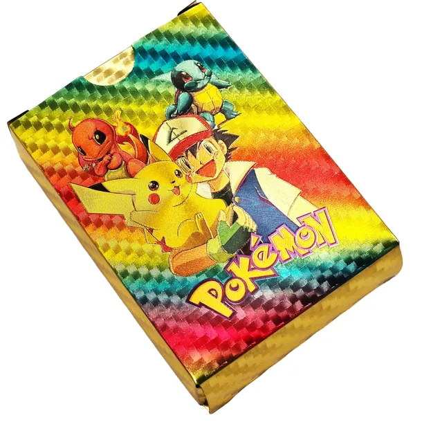 Karty Pokemon Tęczowe 55 Kart Zestaw Na Prezent Dla Dziecka Urodziny