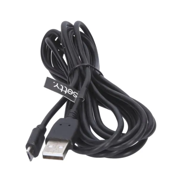 setty-kabel-usb-microusb-3m-2a-czarny-dlugosc-przewodu-3-m