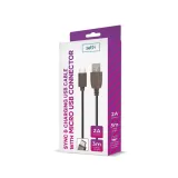 setty-kabel-usb-microusb-3m-2a-czarny-zgodnosc-ze-standardem-quick-charge-2-0