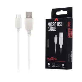maxlife-kabel-usb-microusb-1m-3a-bialy-fast-charge