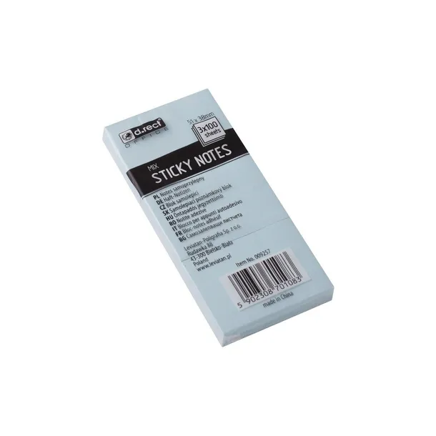 notes-samoprzylepny-d-rect-76x38mm-mix-kolor-a3-stan-opakowania-oryginalne