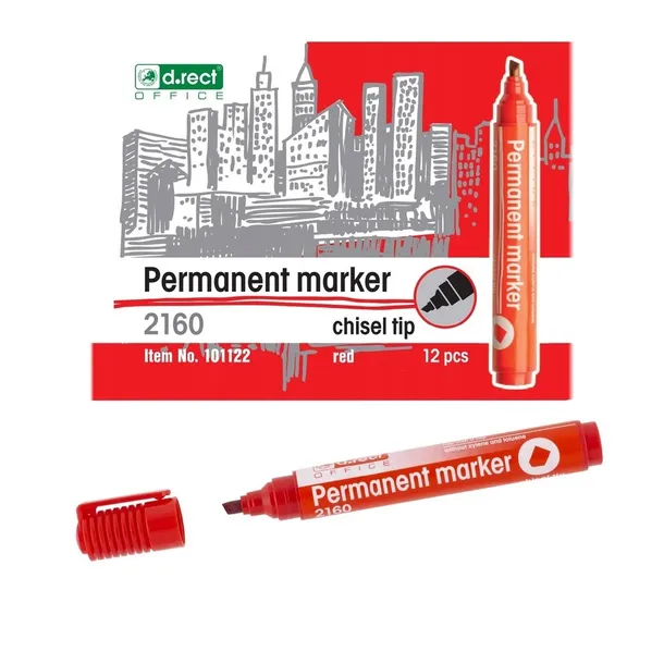 marker-d-rect-2160-sk-permanentny-czerwony-stan-opakowania-oryginalne
