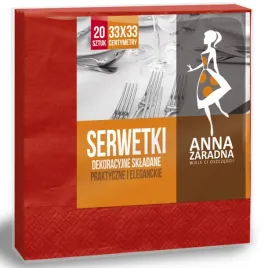 serwetki-anna-zaradna-trojwarstwowe-skladane-33x33cm-20szt-czerwone