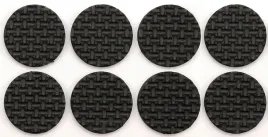 podkladki-z-pianki-vorel-74887-38mm-czarne-8szt