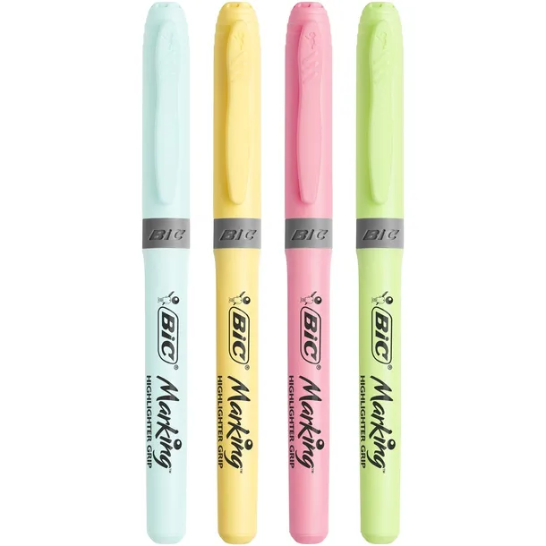 zakreslacz-bic-highlighter-grip-4k-stan-opakowania-oryginalne