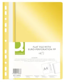 skoroszyt-q-connect-pp-a4-standard-120-170mikr-wpinany-zolty
