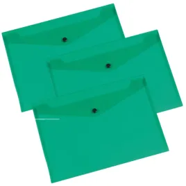 teczka-kopertowa-q-connect-zatrzask-pp-a4-transparentna-zielona-x-3szt