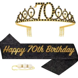 damska-korona-urodzinowa-szarfa-krysztalowa-tiara-korona70lat