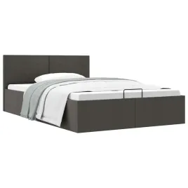 vidaxl-rama-lozka-z-podnosnikiem-ciemnoszara-tkanina-140x200-cm