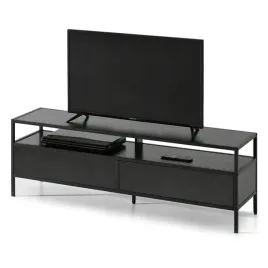loftowa-szafka-pod-telewizor-z-podwojnymi-szufladami-samoa-czarne-drewno