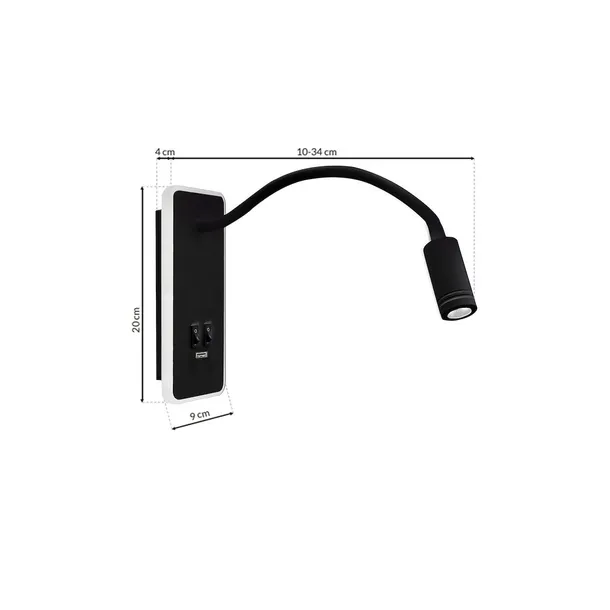 lampka-nocna-base-8w-2w-black-liczba-punktow-swiatla-1