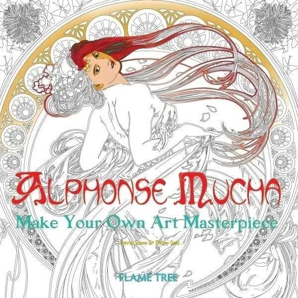 kolorowanka-alphonse-mucha