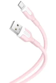 kabel-przewod-ladowarka-mocny-xo-nb212-usb-usb-c-typ-c-10-m-21a-rozowy