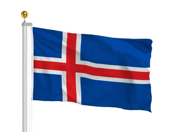 Flaga Islandia Islandii 150x90 Flagi Islandzkie Islandzka Island