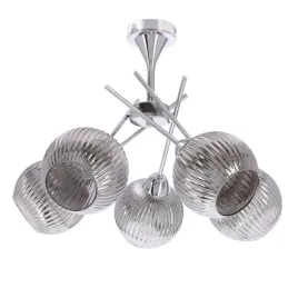 lampa-sufitowa-wiszaca-srebrna-5-punktowa-lustrzane-chromowe-klosze-cesar