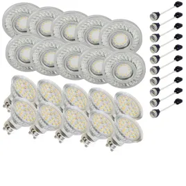 10x-oprawa-halogenowa-sufitowa-z-paskiem-led-zarowka-led-gu10-3w-zestaw