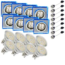 8x-oprawa-halogenowa-sufitowa-z-paskiem-led-zarowka-led-gu10-3w-zestaw