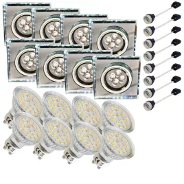 8x-oprawa-halogenowa-sufitowa-z-paskiem-led-zarowka-led-gu10-3w-zestaw