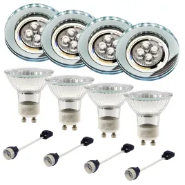 4x-oprawa-halogenowa-sufitowa-bialy-pasek-led-zarowka-gu10-50w-zestaw
