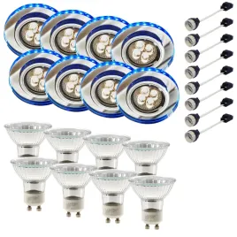 8x-oprawa-halogenowa-z-niebieskim-paskiem-led-zarowka-gu10-50w-zestaw