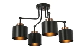 lampa-sufitowa-czarna-loft-talerz-4x-klosz-60w-e27