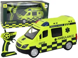 zdalnie-sterowany-zolty-ambulans-ze-swiatlami