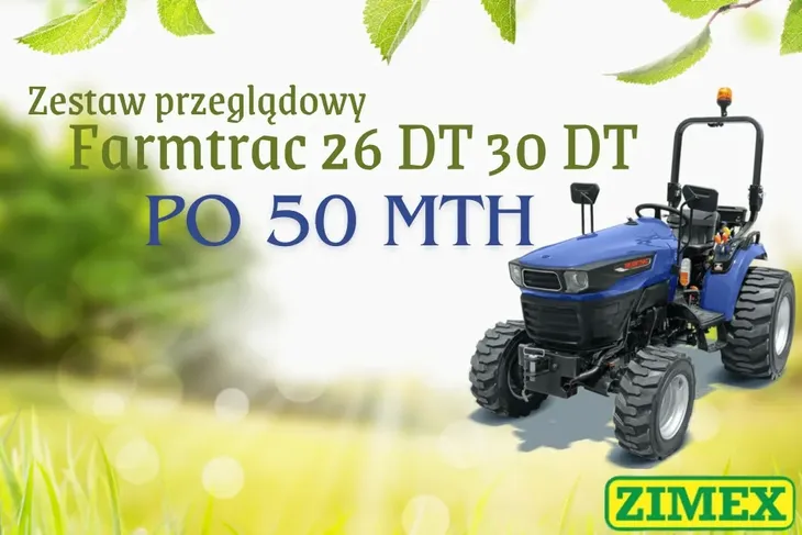 Zestaw przeglądowy filtrowo - olejowy po 50 mth Farmtrac 26 DT 30 DT