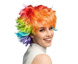 teczowa-peruka-lgbtqa-pride-month-stroj-przebranie-sztuczne-wlosy