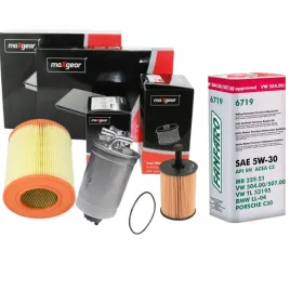 olej-5w30-5l-zestaw-filtrow-do-audi-a6-c6-2-0-tdi-maxgear