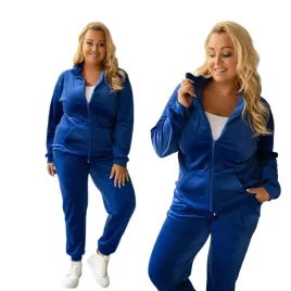 polski-komplet-dres-welurowy-na-suwak-plus-size-rozmiar-44-46-niebieski