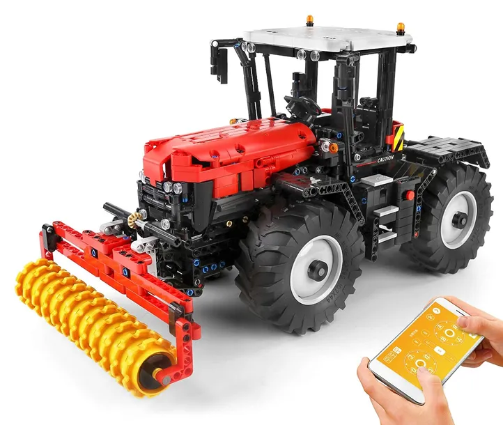 klocki-rc-czerwony-traktor-2716el