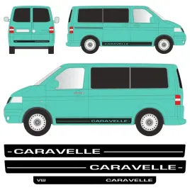naklejki-do-vw-caravelle-t5-pasy-na-bok-samochodu