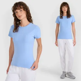 koszulka-damska-4f-t-shirt-slim-fit-gladki-sportowy-bawelna-niebieski-xl