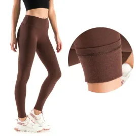 ocieplane-legginsy-damskie-z-panelem-brazowe-m