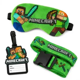 akcesoria-do-bagazu-minecraft-opaska-na-oczy-pas-do-walizki-przywieszka