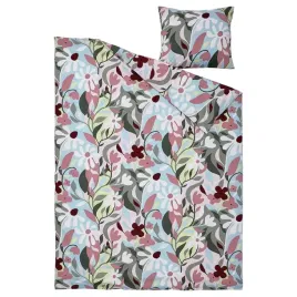 ikea-korskovall-komplet-poscieli-wielobarwny-kwiaty-150x200-50x60-cm