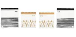 ikea-istad-torebka-strunowa-wzor-czarny-zolty-2-5-1-2l-dwa-komplety
